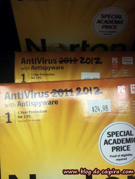 atualização de antivírus