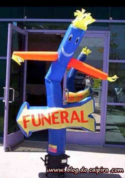 sinalização funeral